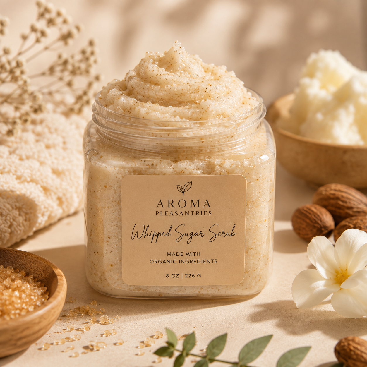 Whipped Botanical Sugar Scrub